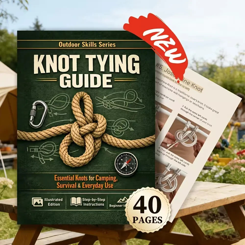 Illustrated Camping Knot Guidebook