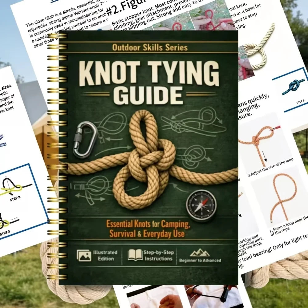 Illustrated Camping Knot Guidebook