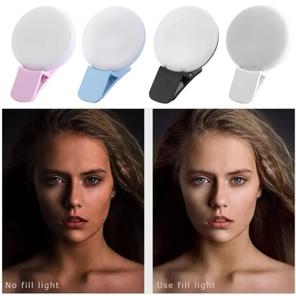 Portable LED Smartphone Ring Light
