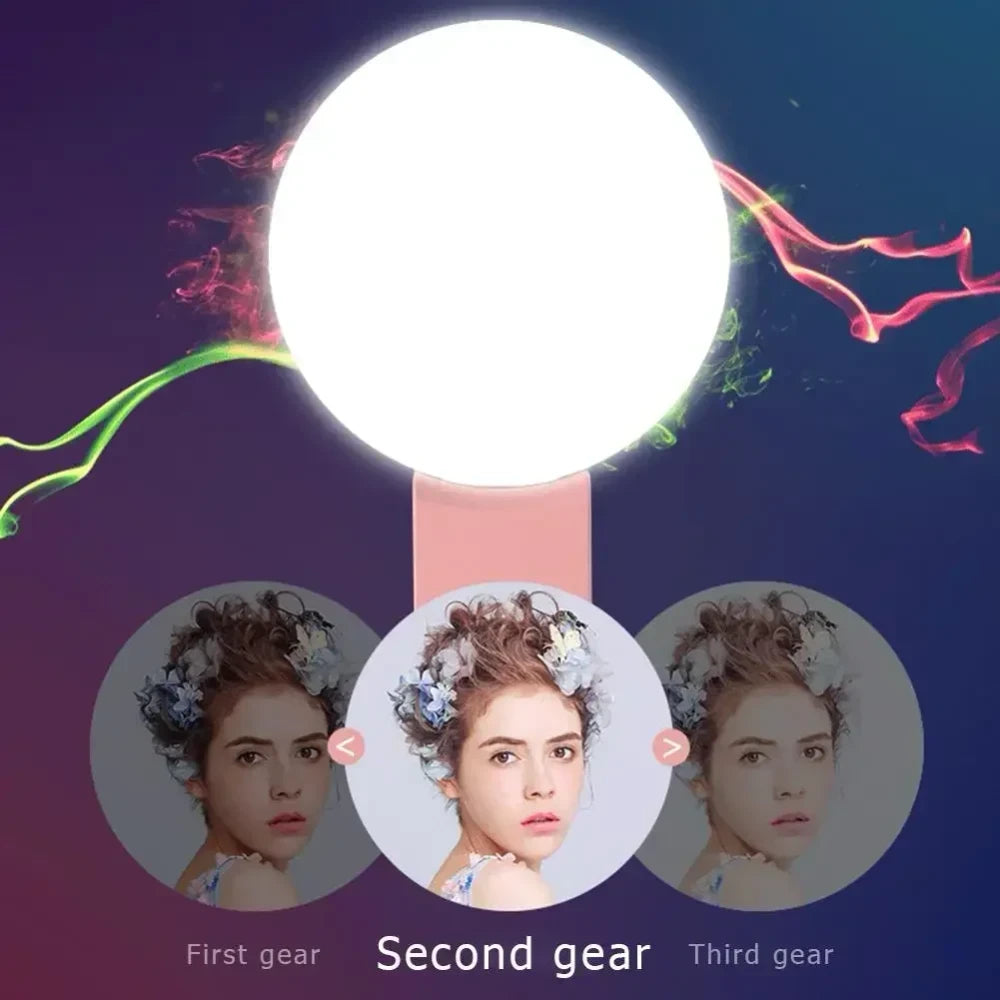 Portable LED Smartphone Ring Light
