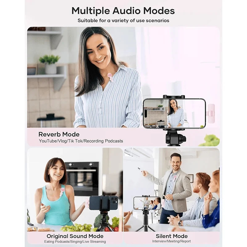 Wireless Portable Lavalier Microphone